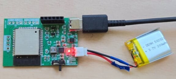Battery Powered ESP32 Board