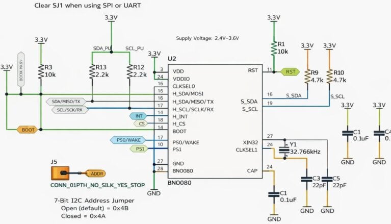 BNO08x Schematic