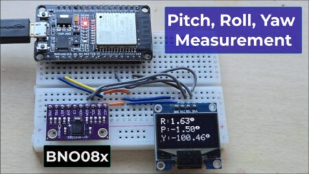 High-Accuracy Pitch, Roll, Yaw with ESP32 & BNO08x IMU High-Accuracy Pitch, Roll, Yaw with ESP32 & BNO08x IMU