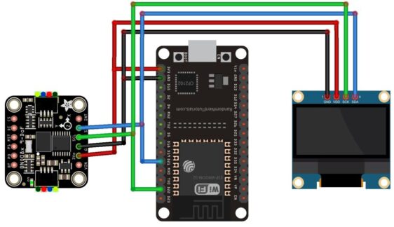 Interfacing BNO08x with ESP32 Microcontroller & OLED Display