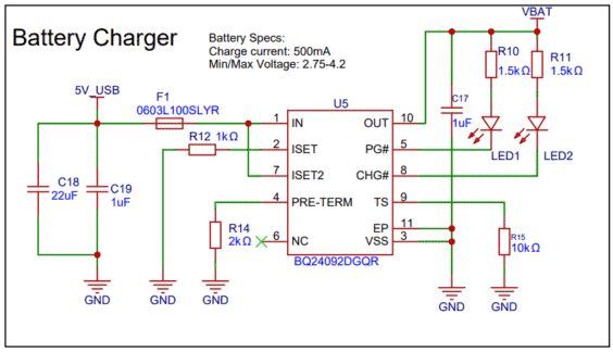 Battery Charger Schematic