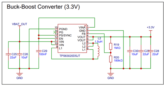 3.3V Buck Converter Schematic