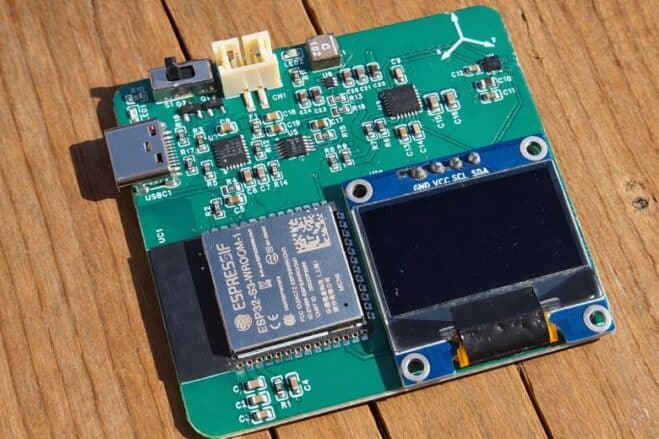 ESP32 Vehicle Motion Analyzer PCB Assembled