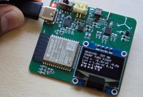 Testing ESP32 Vehicle Motion Analyzer