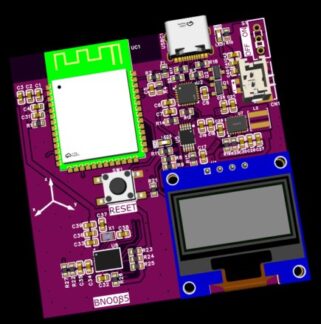 3D View of Activity Tracker PCB