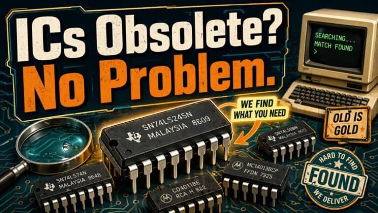 A Guide to Sourcing Obsolete ICs for Vintage Projects
